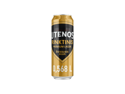 UTENOS RINKTINIS alus, 568 ml