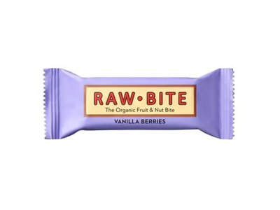 Ekologiškas batonėlis su vanile ir uogomis RAW BITE, 50 g