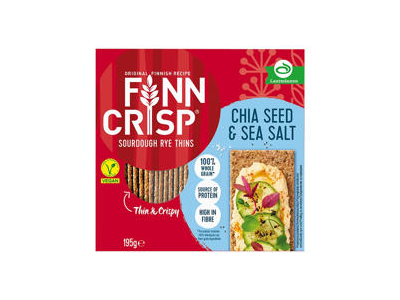 Traškios duonelės FINN CRISP su CHIA sėklomis, 195 g