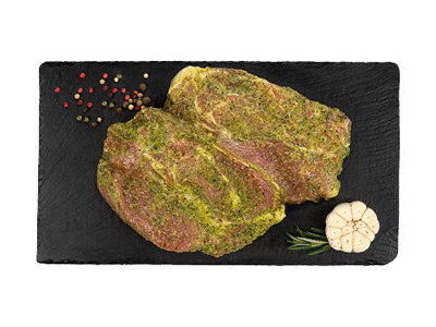 Kiaulienos sprandinė su kaulu česnakiniame marinate, 1 kg