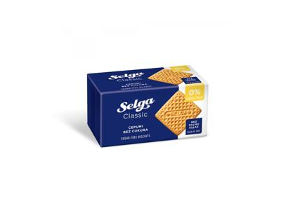 Sausainiai SELGA be cukraus, su saldikliu, 180 g