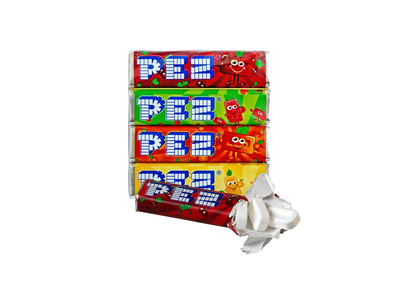 Vaisių skonio pastilės PEZ, 4 x 8,5 g