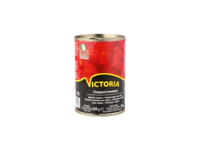 Smulkinti pomidorai VICTORIA, savo sultyse, 400/240 g