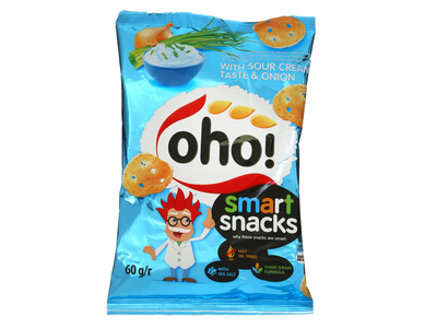 Traškučiai su grietine ir svogūnais OHO!,60g