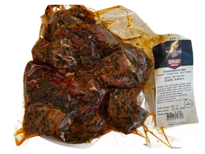 Sausai brandintas 30d+,jautienos šašlykas, DOMINO ANGUS, sausai marinuotas, ~1kg
