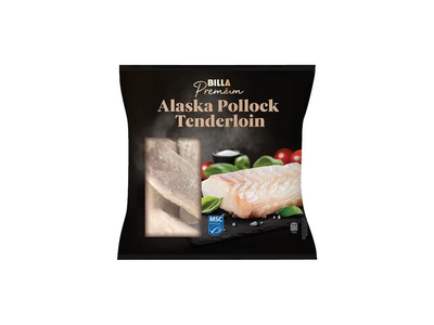 Šaldyta BILLA PREMIUM aliaskinės menkės filė, 600 g