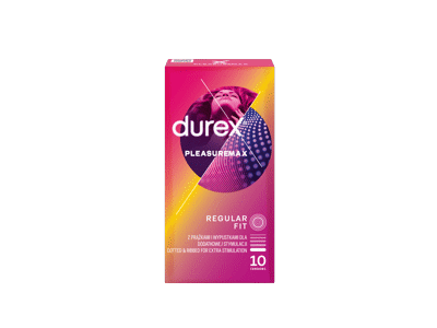 Prezervatyvai DUREX PLEASUREMAX, 10 vnt.