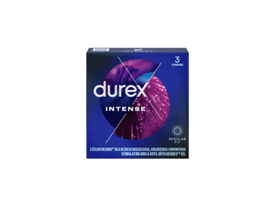Prezervatyvai DUREX INTENSE, 3 vnt.