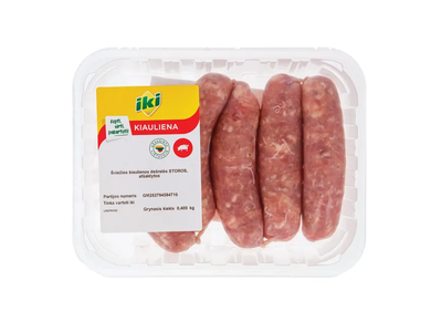 Šviežios kiaulienos storos dešrelės, IKI, 400 g