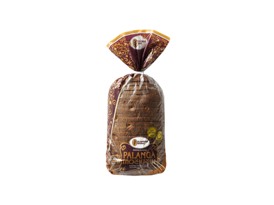 Duona PALANGA MOČIUČIŲ, šviesi ruginė, raikyta, 800 g