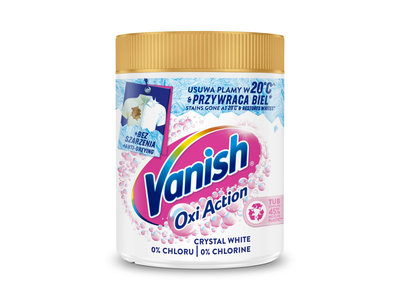 Dėmių valiklis VANISH OxiAction White, 470g