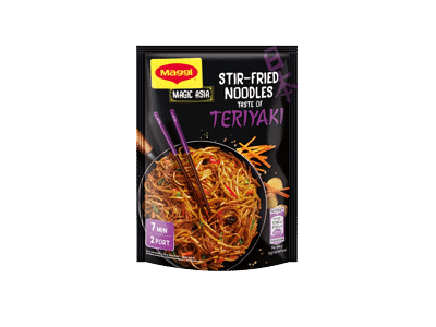 Greitai paruošiami makaronai MAGGI teriyaki padažo skonio, 130 g
