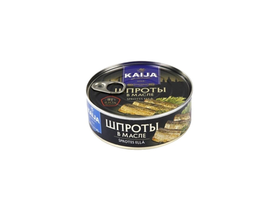 Šprotai KAIJA, rūkyti, aliejuje, EO, 240 g