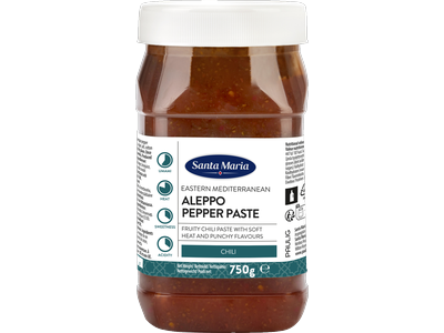 Pasta SANTA MARIA, su Aleppo aitriosiomis paprikomis, 750g