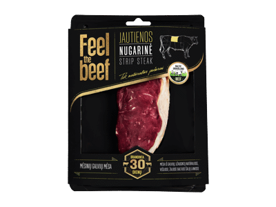 Sausai brandinta jautienos nugarinė FEEL THE BEEF, 220 g