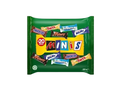 Šokoladukų rinkinys MIXED MINIS, 400 g