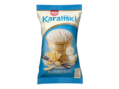 Ledai KARALIŠKI vanilinis plombyras 120ml