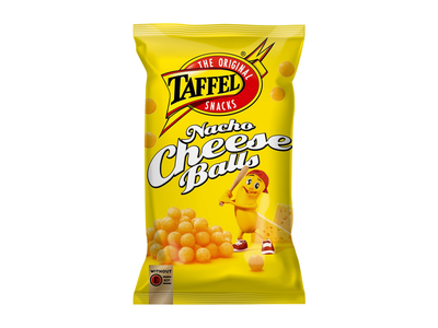Sūrio sk.kukur. traškučiai TAFFEL BALLS, 165g