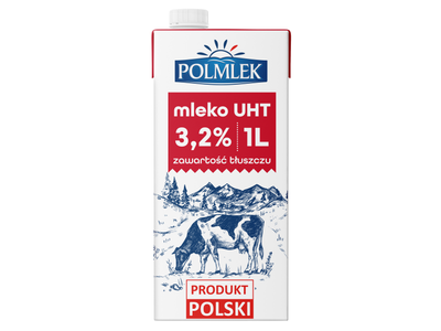 Pienas POLMLEK, 3,2 %,  UAT, 1l