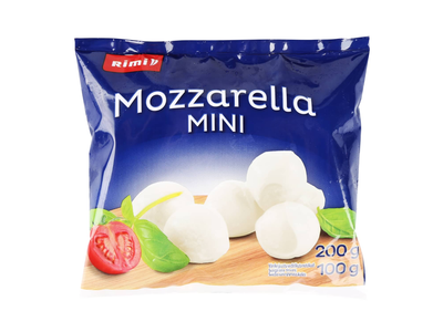 Sūris RIMI MOCARELA MINI, 50 % rieb., 100 g