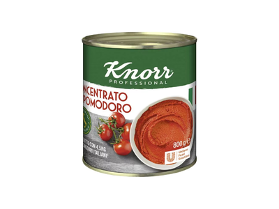 Pomidorų koncentratas KNORR, Collezione Italiana, 28-30%, 0,8 kg