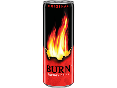 Gaz. energinis gėrimas BURN ORIGINAL, 250 ml