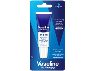 VASELINE LIP THERAPY ORIGINAL MOISTURISING lūpų balzamas, 10 g