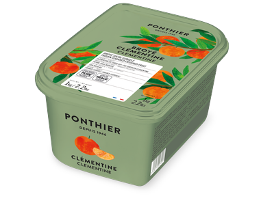 Šaldyta trintų Korsikos klementinų tyrė PONTHIER, su minkštimu, PGI, 1 kg