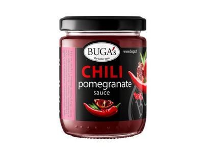 Aitriųjų paprikų ir granatų padažas BUGA's, 170 g