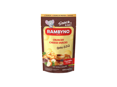 Rambyno BBQ skonio rūkytas lydytas sūrio užkandis 75 g