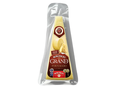 Kietasis Rokiškio sūris GRAND, 37% riebumo, (brandintas 12 mėn), 180 g