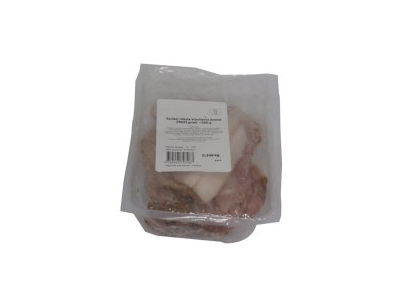 Karštai rūkyta kiaulienos šoninė PROFI, griežinėliai, I r., ~ 500 g