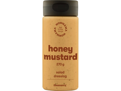 Salotų Padažas WOWMAMA, Honey Mustard, 270 g
