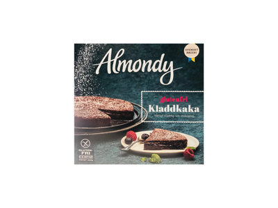 Šaldytas pyragas ALMONDY "Brownie", 400 g nepjaustytas