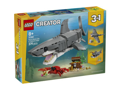 Konstruktorius LEGO Žiaurus Ryklys 31381