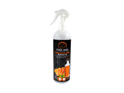 Lašišų aliejus FINE DOG, 500 ml
