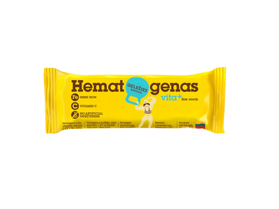 Maist.papild.lin.sėm., HEMATOGENAS VITA+, 50g