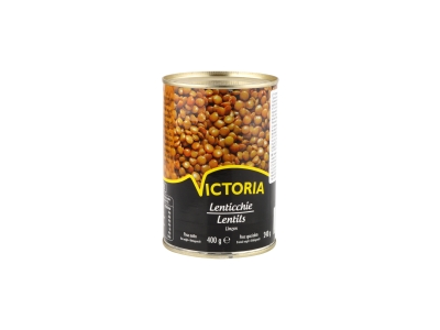 Konservuoti lęšiai VICTORIA, 400/240 g