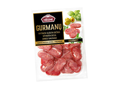 Vytinta dešra GOURMET, pjaustyta, aukščiausia rūšis, 150 g