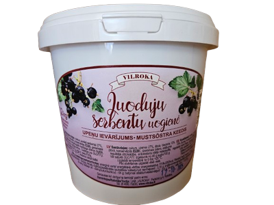 Juodųjų serbentų uogienė VILROKA, 1,2 kg