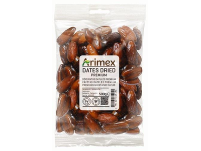Džiovintos datulės ARIMEX Premium, be pridėtinio cukraus, 500 g