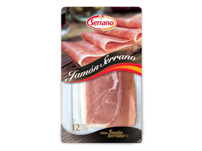 Vytintas pjaustytas kumpis SERRANO (I r.), 100g