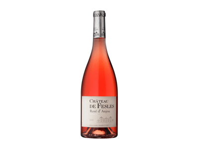 Rausvasis pusiau saldus vynas CHATEAU DE FESLES, 750 ml