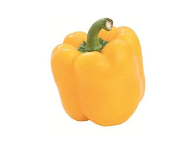 Geltonos saldžiosios paprikos, 90-110 mm, 1 kg