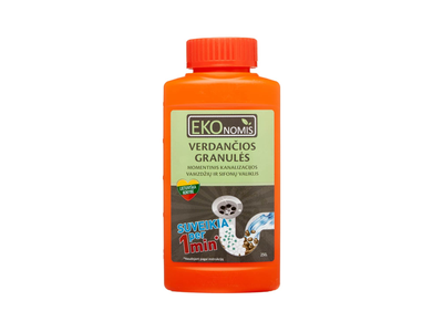 Kanaliz. valiklis VERDANČIOS GRANULĖS, 250 g