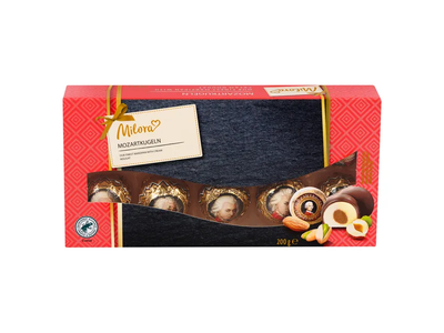 Marcipaniniai saldainiai MILORA Mozartkugeln, 200 g