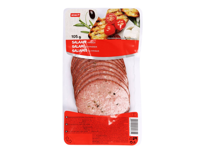 Saliamis su pipirais RIMI, pjaustytas, 105 g