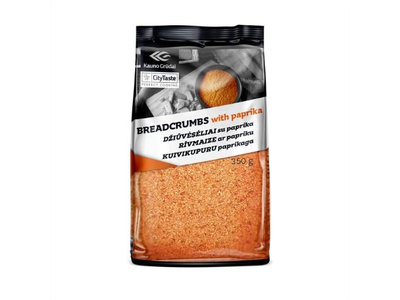 Džiūvėsėliai su paprika KAUNO GRŪDAI, pakelyje. 12x350g