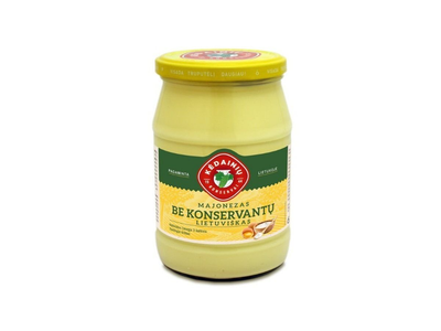 KĖDAINIŲ majonezas LIETUVIŠKAS BE KONSERVANTŲ, 61 % rieb., 630 g