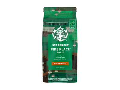 Kavos pupelės STARBUCKS PIKE PLACE, 450 g